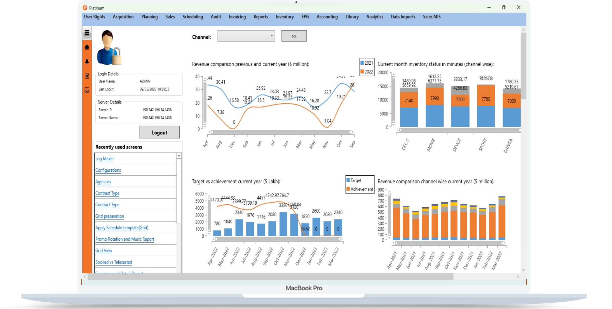 PLATINUM Broadcast Management System